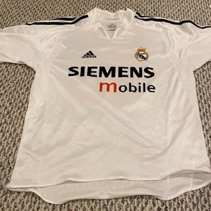 Vintage David Beckham Real Madrid Adidas Jersey, Medium, White, Good condition
